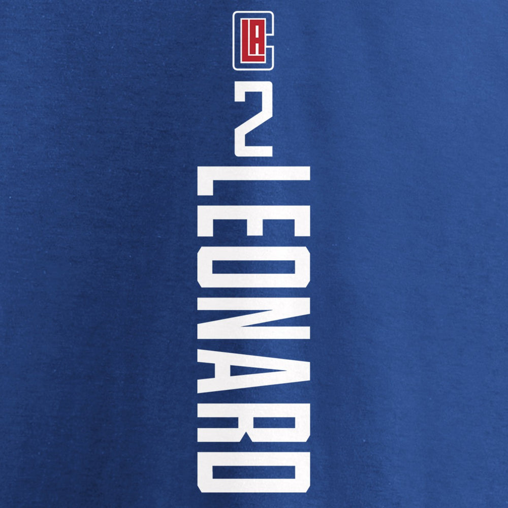 Kawhi Leonard LA Clippers Playmaker Name & Number T-Shirt Blue