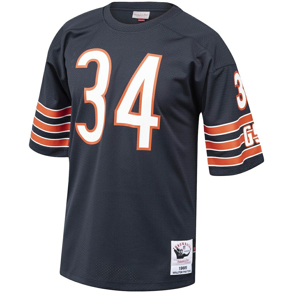 Walter Payton Chicago Bears 1985 Authentic Throwback Retired Player Jersey Navy