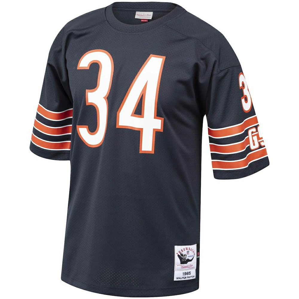 Walter Payton Chicago Bears 1985 Authentic Throwback Retired Player Jersey Navy