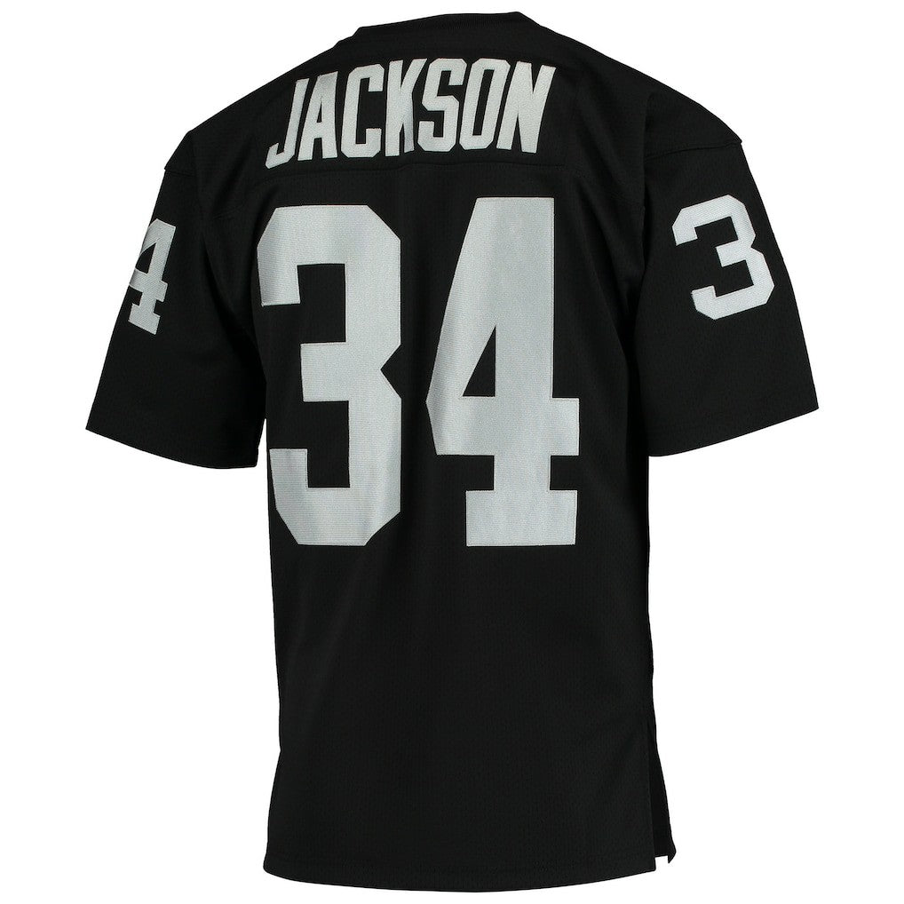 Bo Jackson Las Vegas Raiders 1990 Authentic Throwback Retired Player Jersey Black