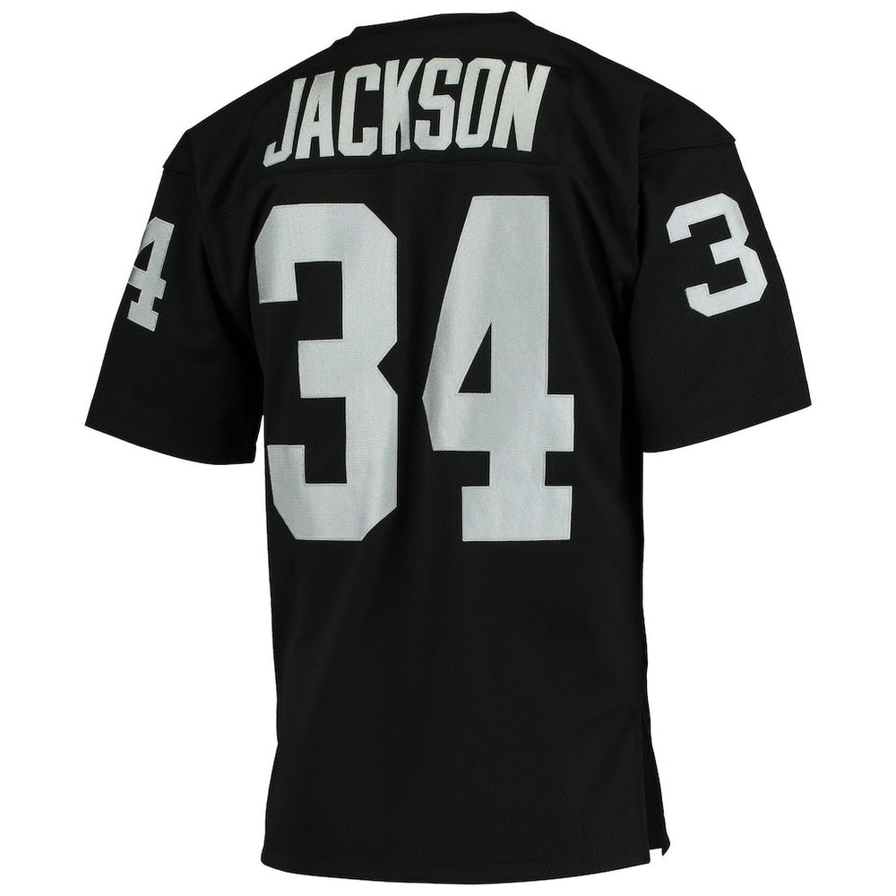 Bo Jackson Las Vegas Raiders 1990 Authentic Throwback Retired Player Jersey Black
