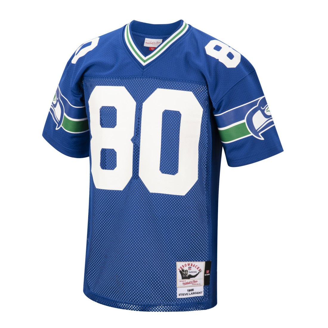 Steve Largent Seattle Seahawks 1985 Authentic Throwback Retired Player Jersey Royal
