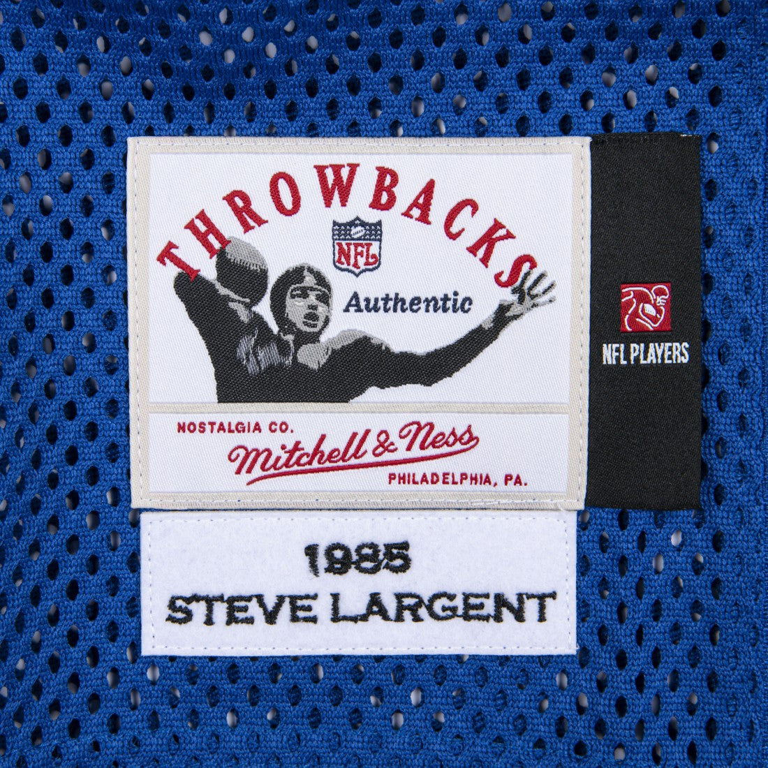 Steve Largent Seattle Seahawks 1985 Authentic Throwback Retired Player Jersey Royal