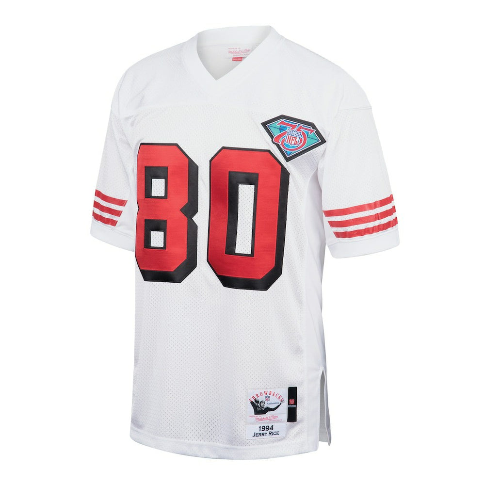 Jerry Rice San Francisco 49ers 1994 Authentic Throwback Retired Player Jersey White