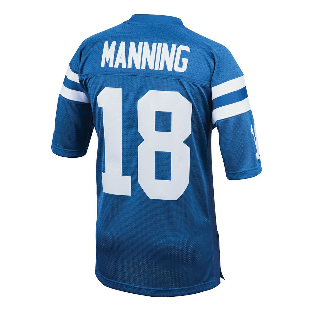 Peyton Manning Indianapolis Colts 1998 Authentic Throwback Retired Player Jersey Royal