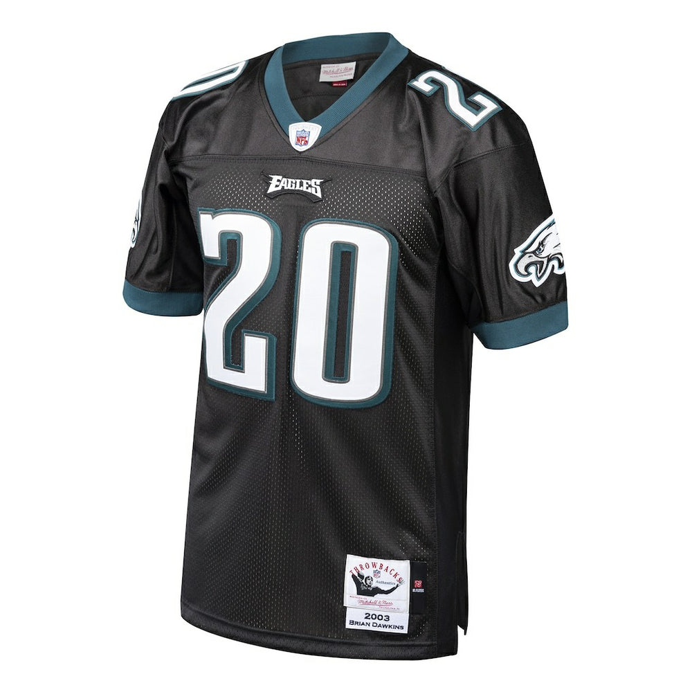 Brian Dawkins Philadelphia Eagles 2003 Authentic Throwback Retired Player Jersey Black