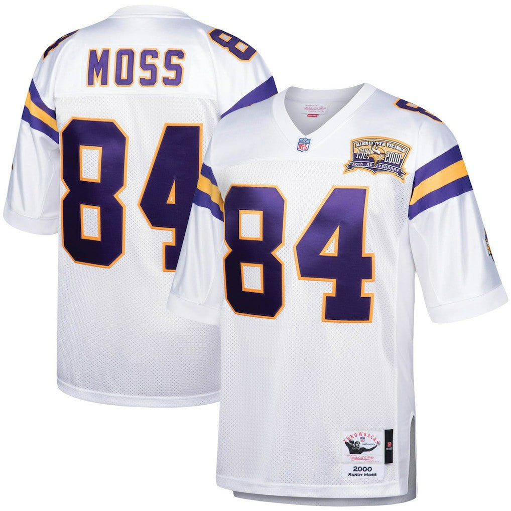 NFL Randy Moss Minnesota Vikings 2000 Authentic Throwback Retired Player Jersey - White on sale