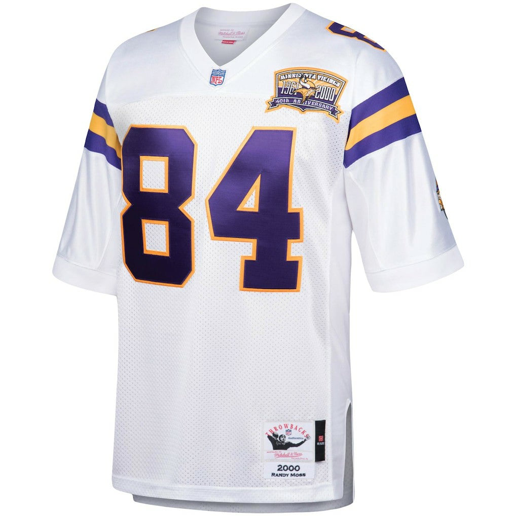 NFL Randy Moss Minnesota Vikings 2000 Authentic Throwback Retired Player Jersey - White on sale