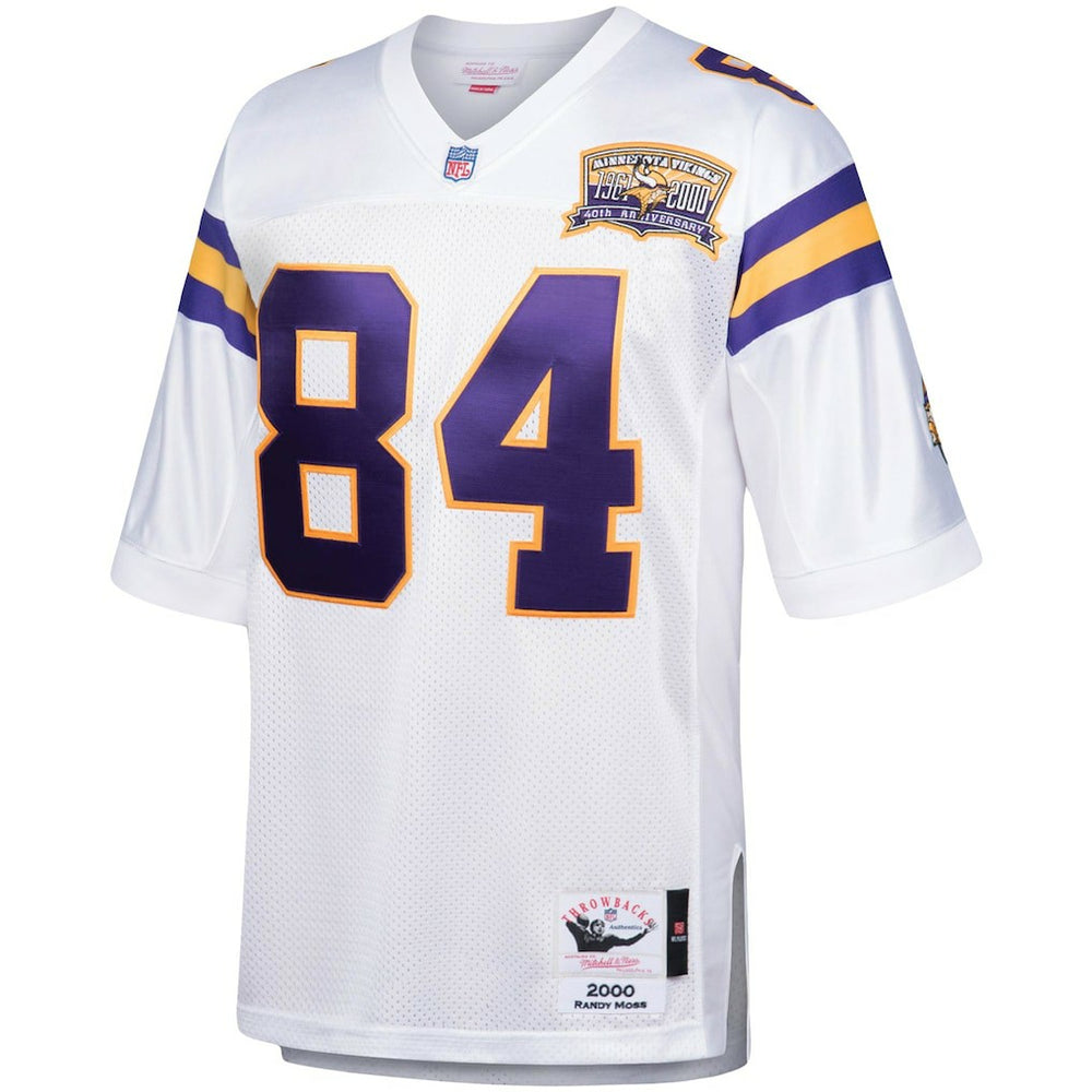 NFL Randy Moss Minnesota Vikings 2000 Authentic Throwback Retired Player Jersey - White on sale