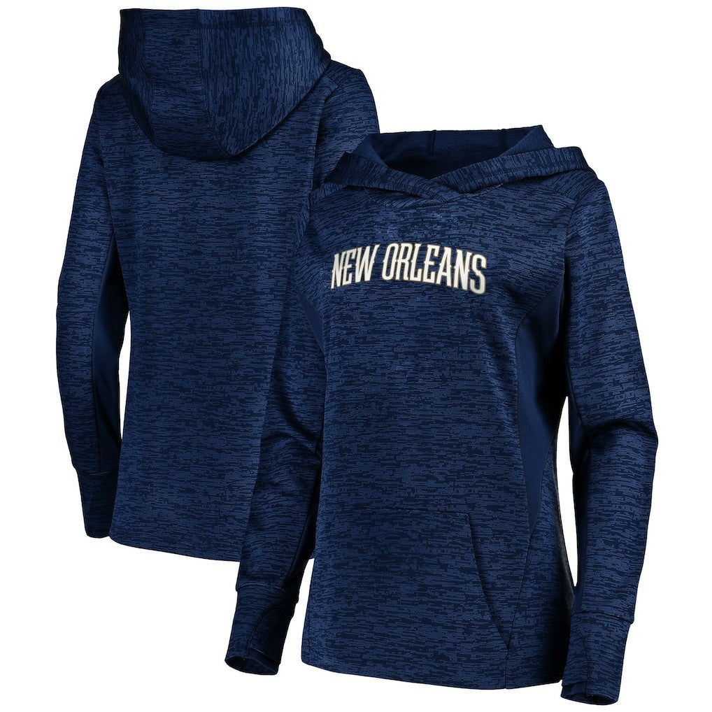 New Orleans Pelicans Women's Showtime Done Better Pullover Hoodie Navy