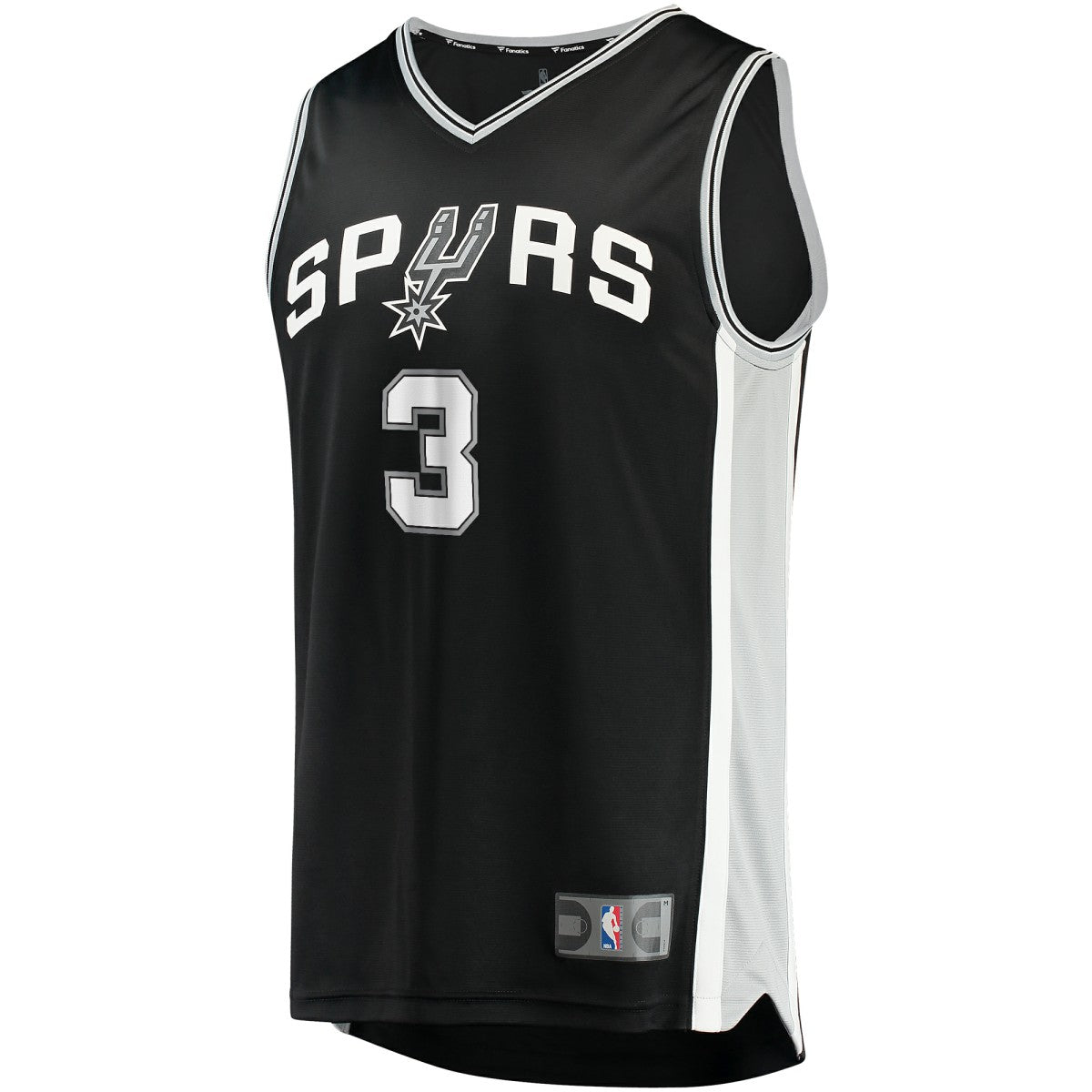 Keldon Johnson San Antonio Spurs Fast Break Replica Jersey Black Icon Edition
