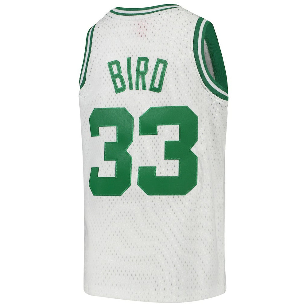 Larry Bird Boston Celtics Youth 1985-86 Hardwood Classics Swingman Throwback Jersey White