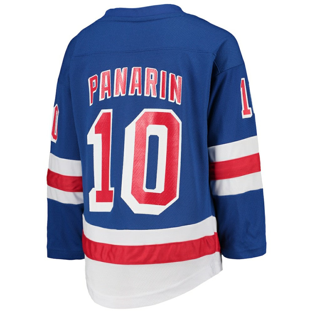 NHL Artemi Panarin New York Rangers Youth Home Replica Player Jersey - Blue