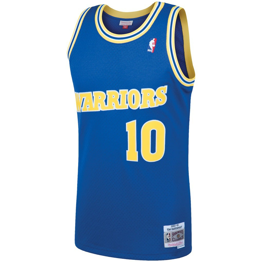 Tim Hardaway Golden State Warriors 1990/91 Hardwood Classics Swingman Jersey Royal