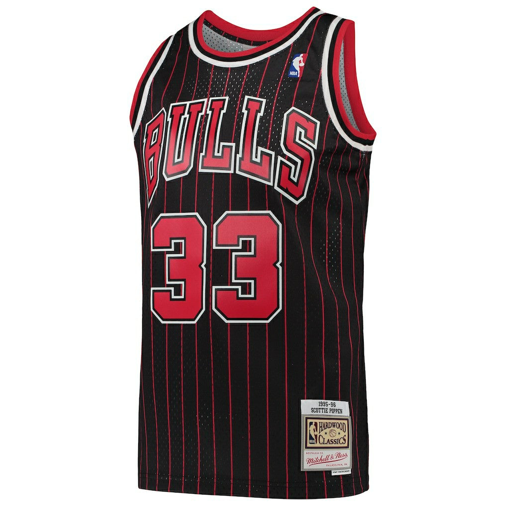 Scottie Pippen Chicago Bulls Hardwood Classics Swingman Jersey Black