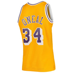 Shaquille O'Neal Los Angeles Lakers 1996/97 Hardwood Classics Swingman Jersey Gold