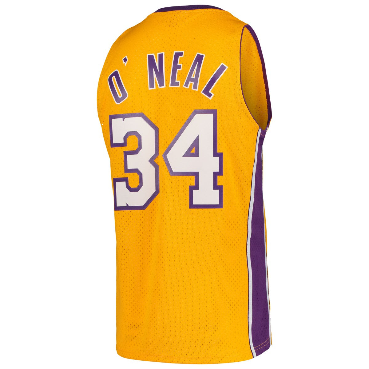 Shaquille O'Neal Los Angeles Lakers Hardwood Classics Swingman Jersey Gold