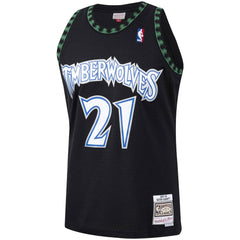 Kevin Garnett Minnesota Timberwolves Hardwood Classics Swingman Jersey Black