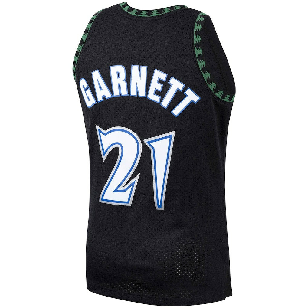 Kevin Garnett Minnesota Timberwolves Hardwood Classics Swingman Jersey Black