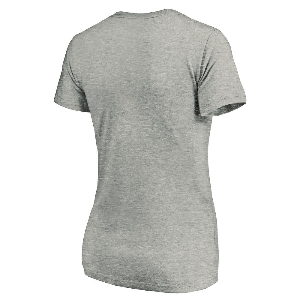 Tampa Bay Buccaneers Women's Krewe Member V-Neck T-Shirt Heather Gray