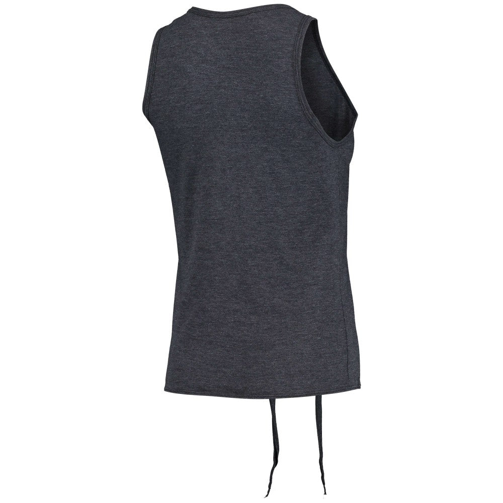 Houston Astros Majestic Threads Women's Scoop Neck Racerback Side Tie Tri-Blend Tank Top - Navy Tanks