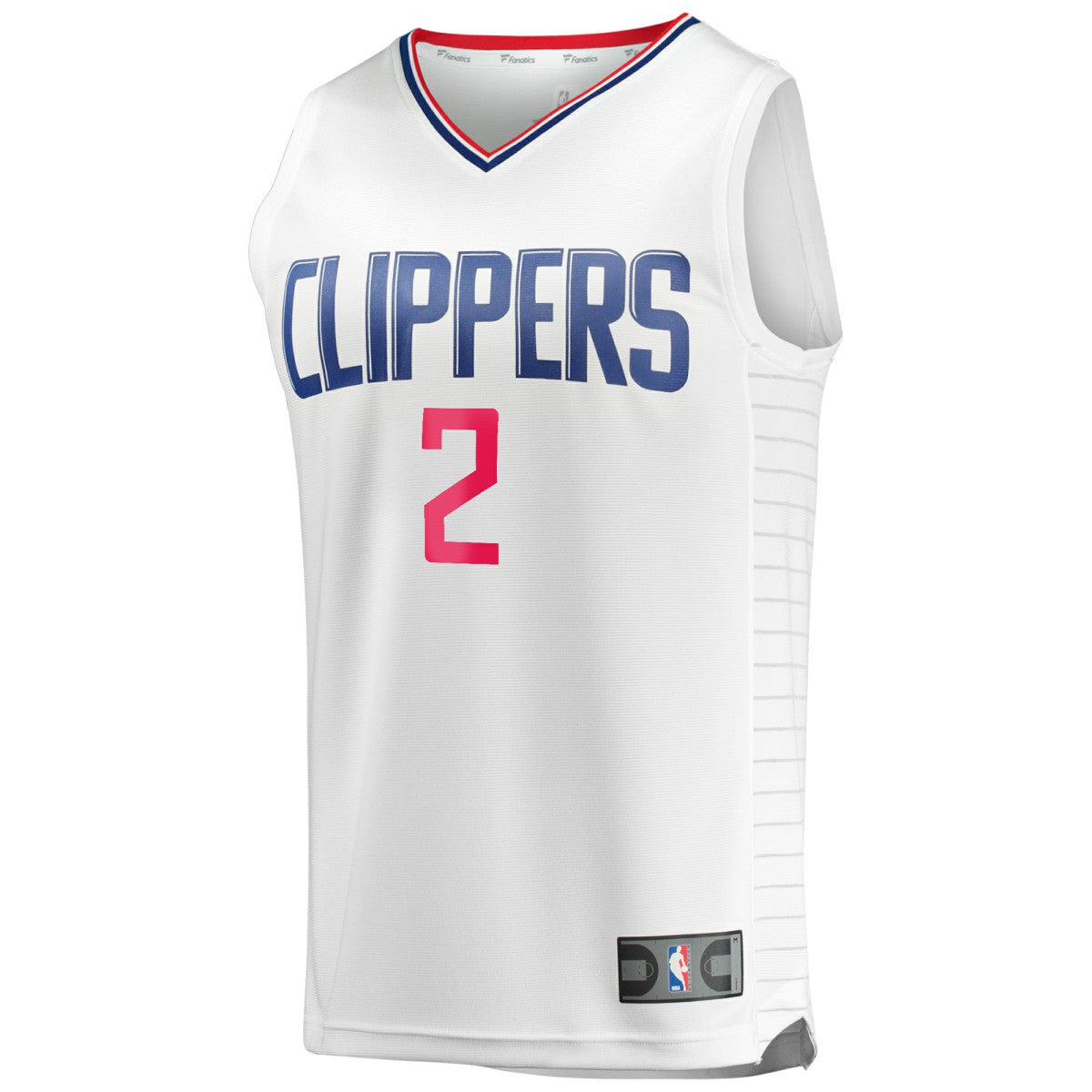Kawhi Leonard LA Clippers Fast Break Replica Player Jersey White Association Edition