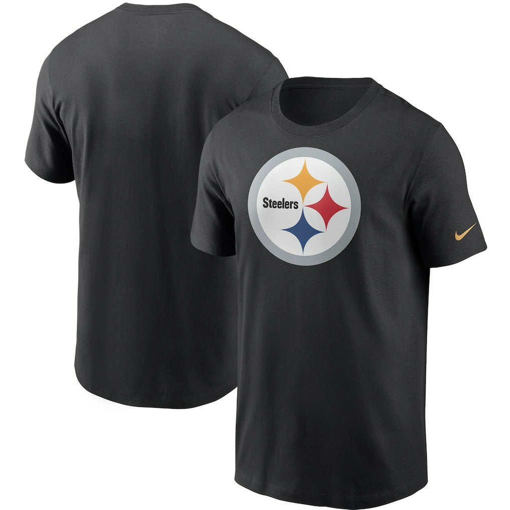 Pittsburgh Steelers Primetime Logo Essential T-Shirt Black