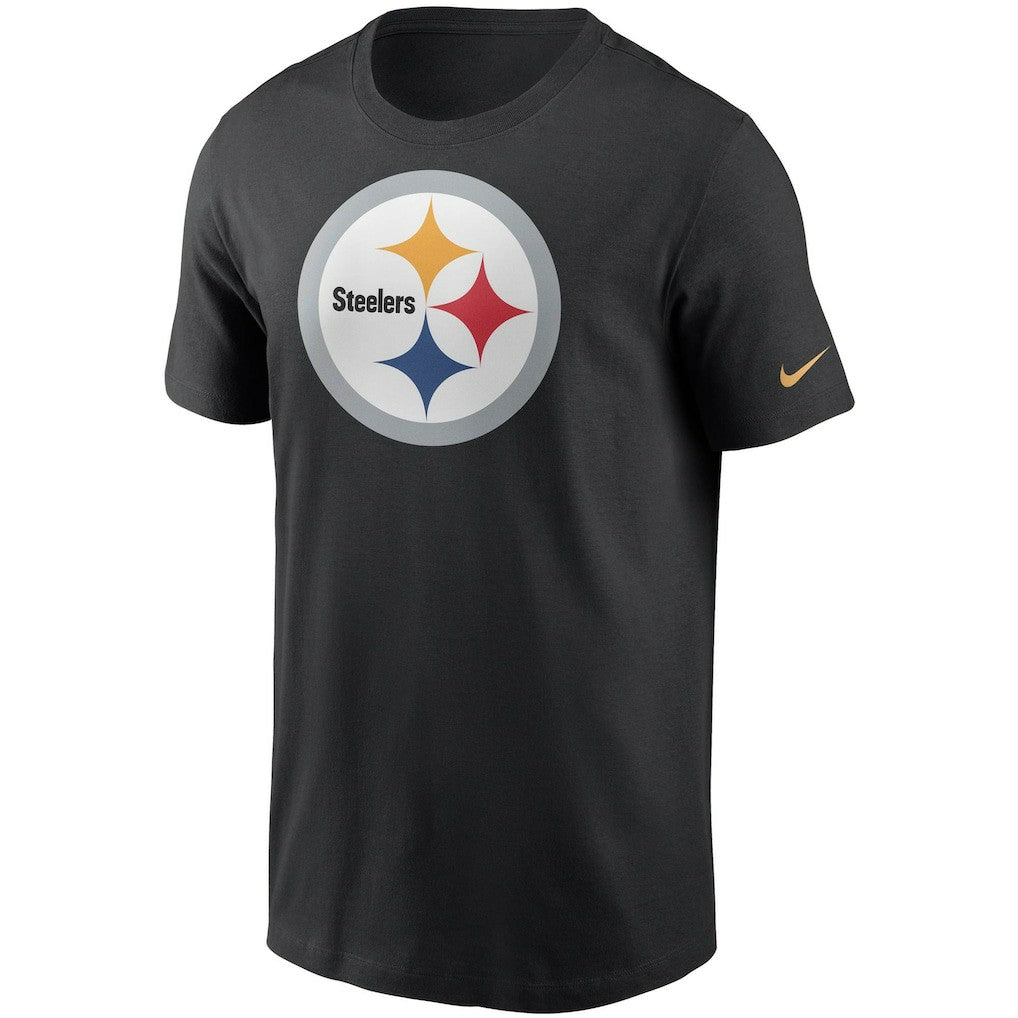 Pittsburgh Steelers Primetime Logo Essential T-Shirt Black