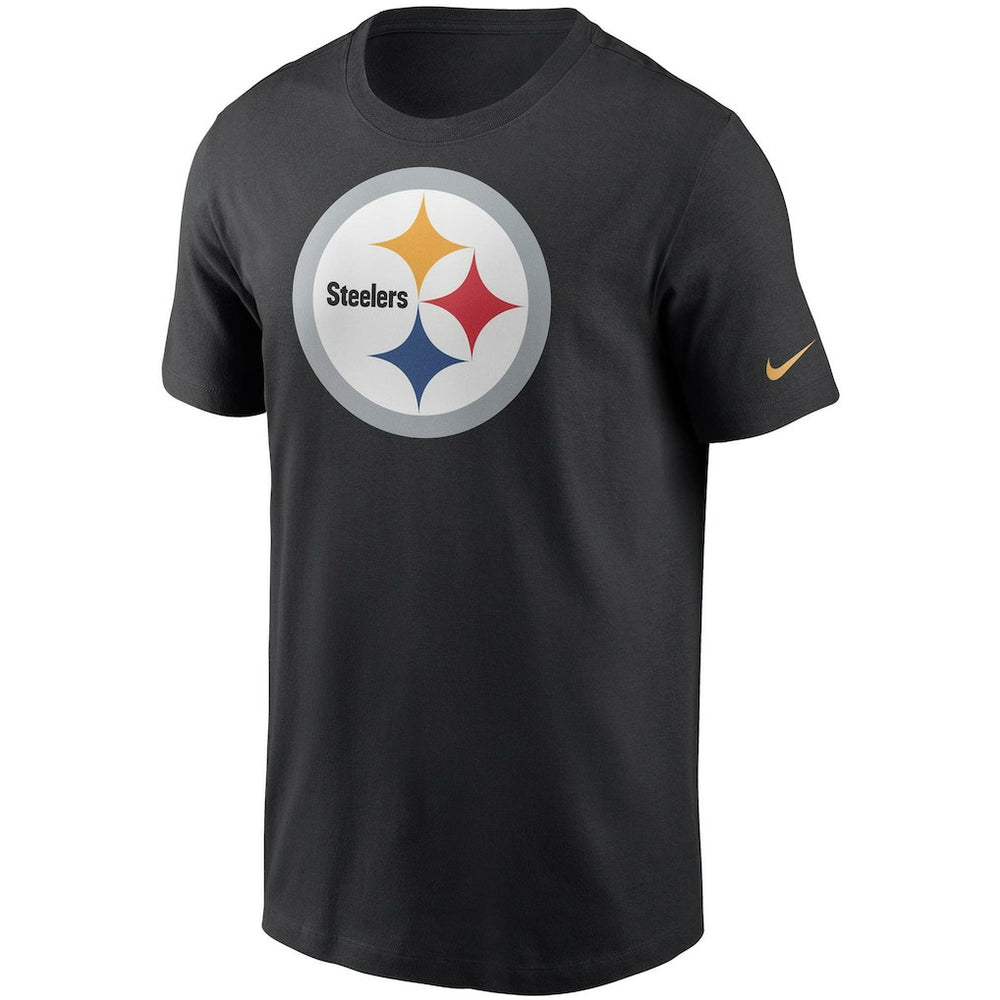 Pittsburgh Steelers Primetime Logo Essential T-Shirt Black