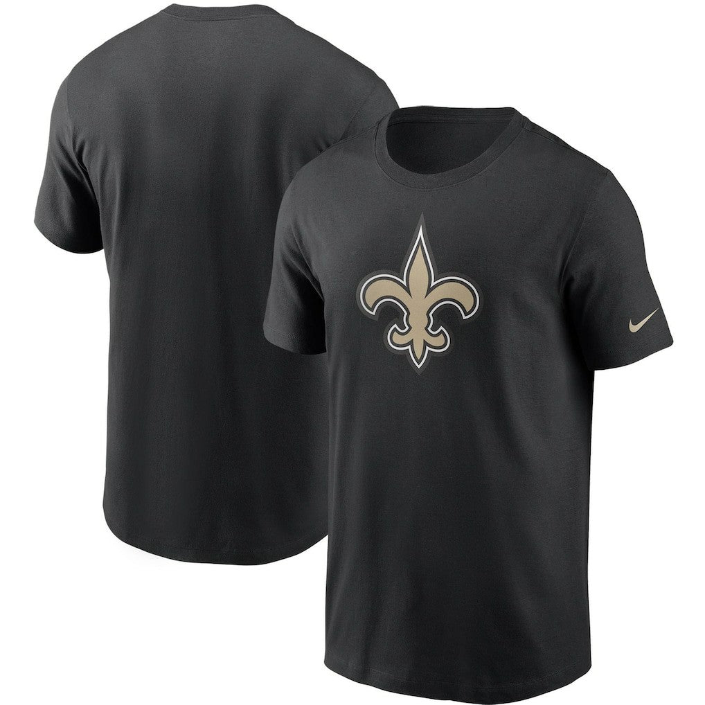 New Orleans Saints Primetime Logo Essential T-Shirt Black