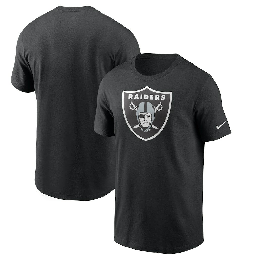 Las Vegas Raiders Primetime Logo Essential T-Shirt Black