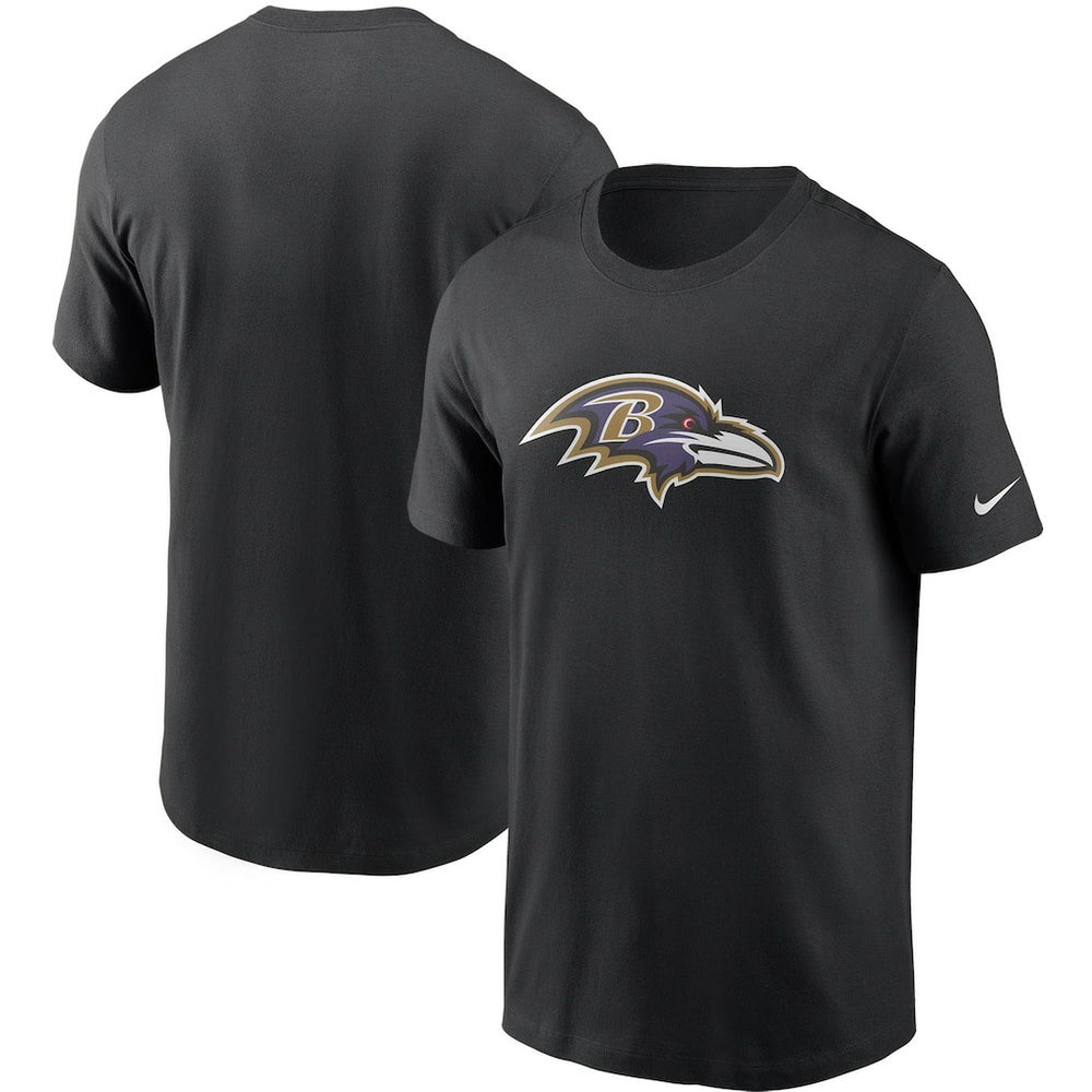 Baltimore Ravens Primetime Logo Essential T-Shirt Black