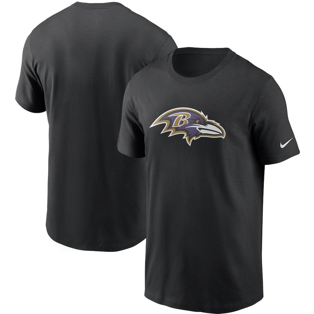 Baltimore Ravens Primetime Logo Essential T-Shirt Black