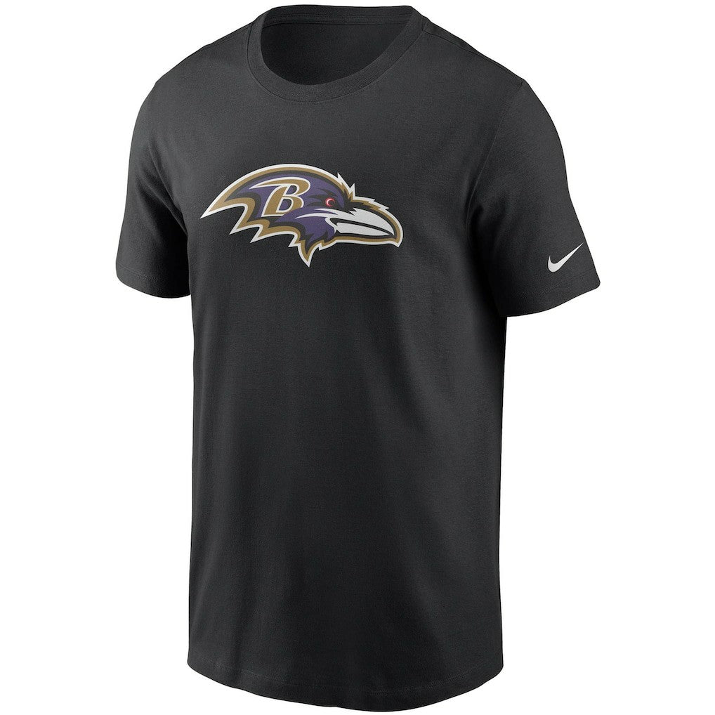Baltimore Ravens Primetime Logo Essential T-Shirt Black