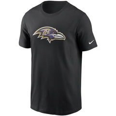 Baltimore Ravens Primetime Logo Essential T-Shirt Black