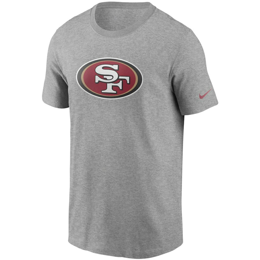 San Francisco 49ers Primetime Logo Essential T-Shirt Heather Gray