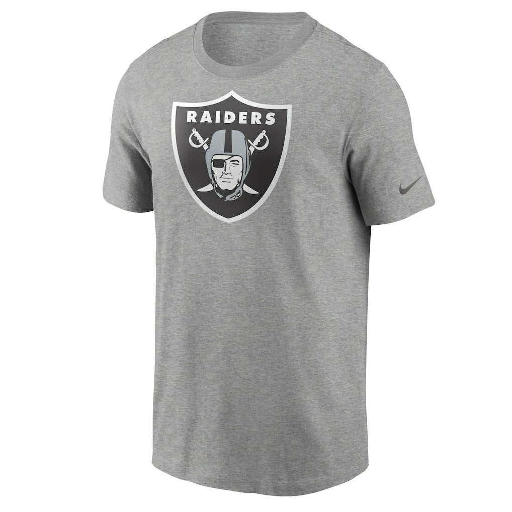 Las Vegas Raiders Primetime Logo Essential T-Shirt Heather Gray