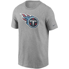 Tennessee Titans Primetime Logo Essential T-Shirt Heather Gray