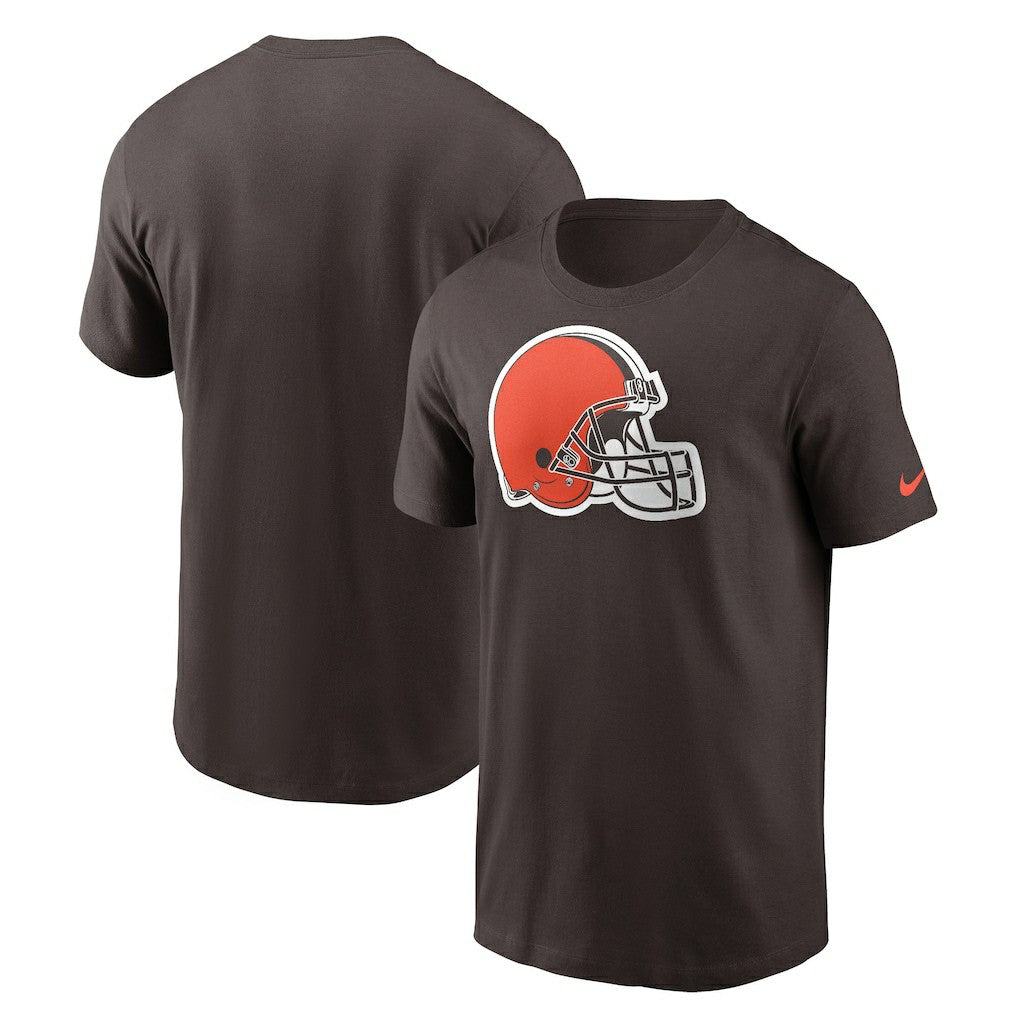 Cleveland Browns Primetime Logo Essential T-Shirt Brown