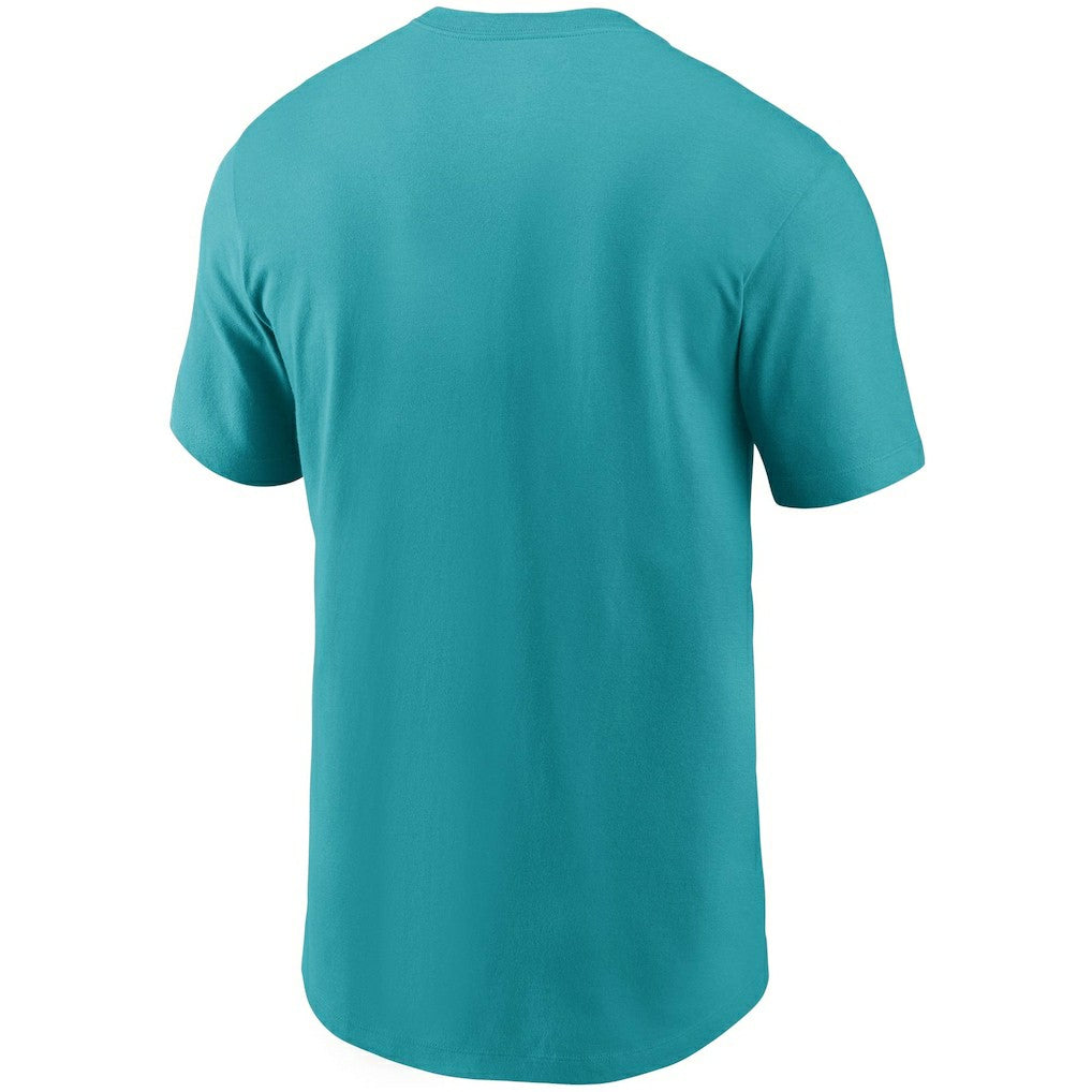 Miami Dolphins Primetime Logo Essential T-Shirt Aqua