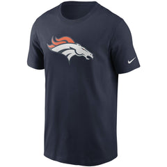 Denver Broncos Primetime Logo Essential T-Shirt Navy