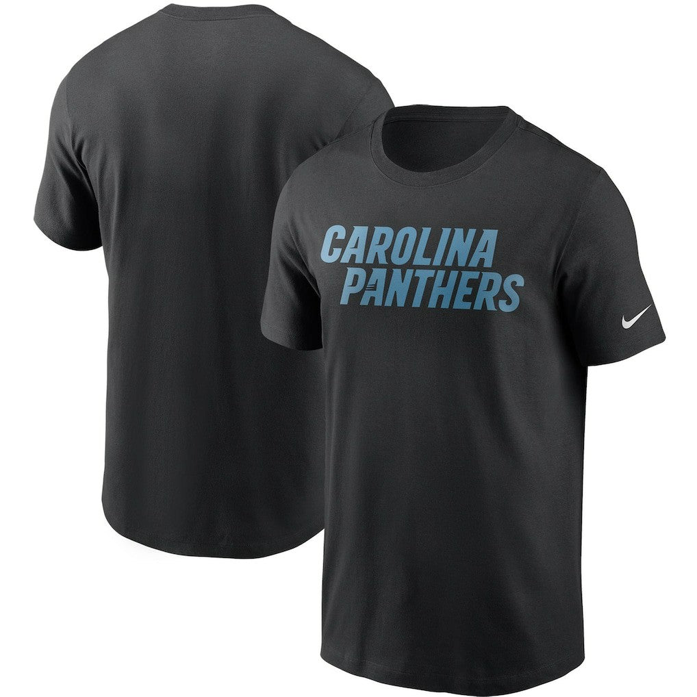 Carolina Panthers Team Wordmark T-Shirt Black