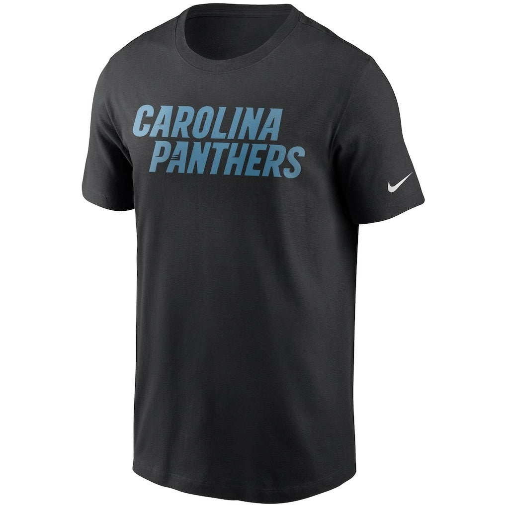 Carolina Panthers Team Wordmark T-Shirt Black