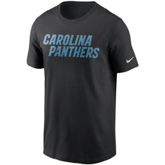 Carolina Panthers Team Wordmark T-Shirt Black