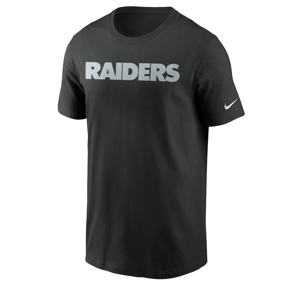 Las Vegas Raiders Team Wordmark T-Shirt Black