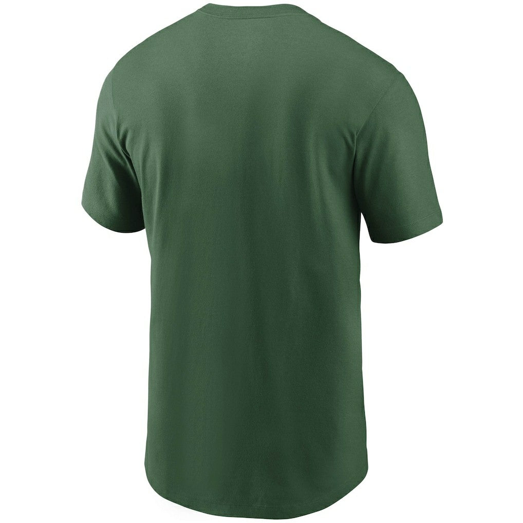 New York Jets Team Wordmark T-Shirt Green