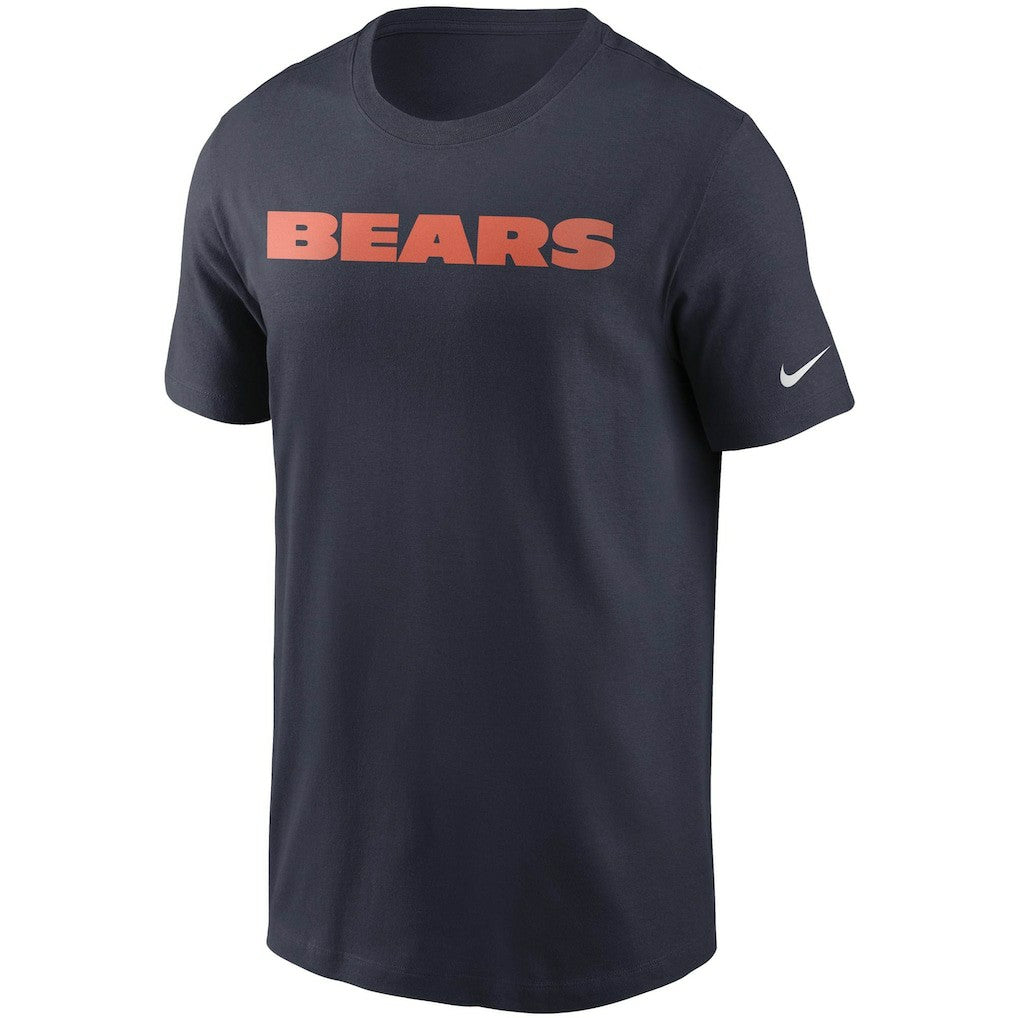 Chicago Bears Team Wordmark T-Shirt Navy