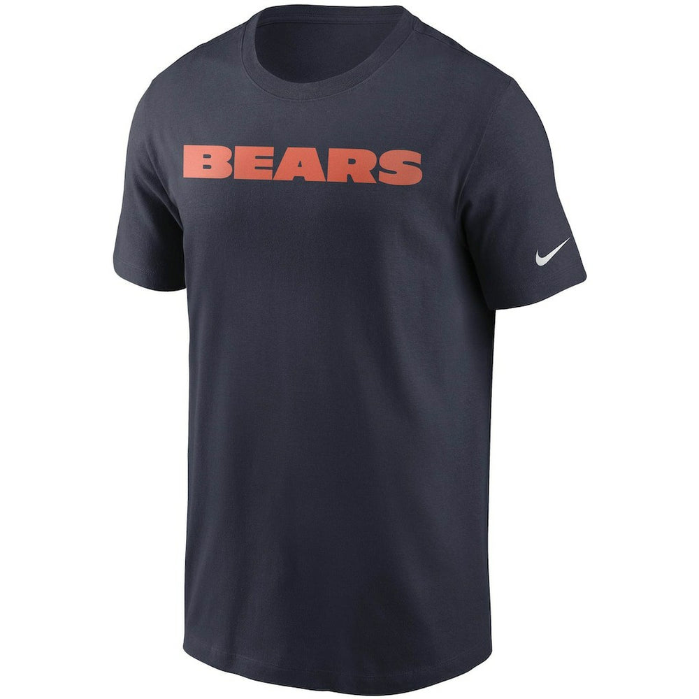 Chicago Bears Team Wordmark T-Shirt Navy