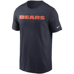 Chicago Bears Team Wordmark T-Shirt Navy