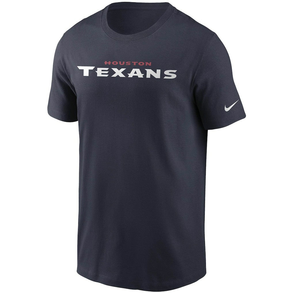 Houston Texans Team Wordmark T-Shirt Navy